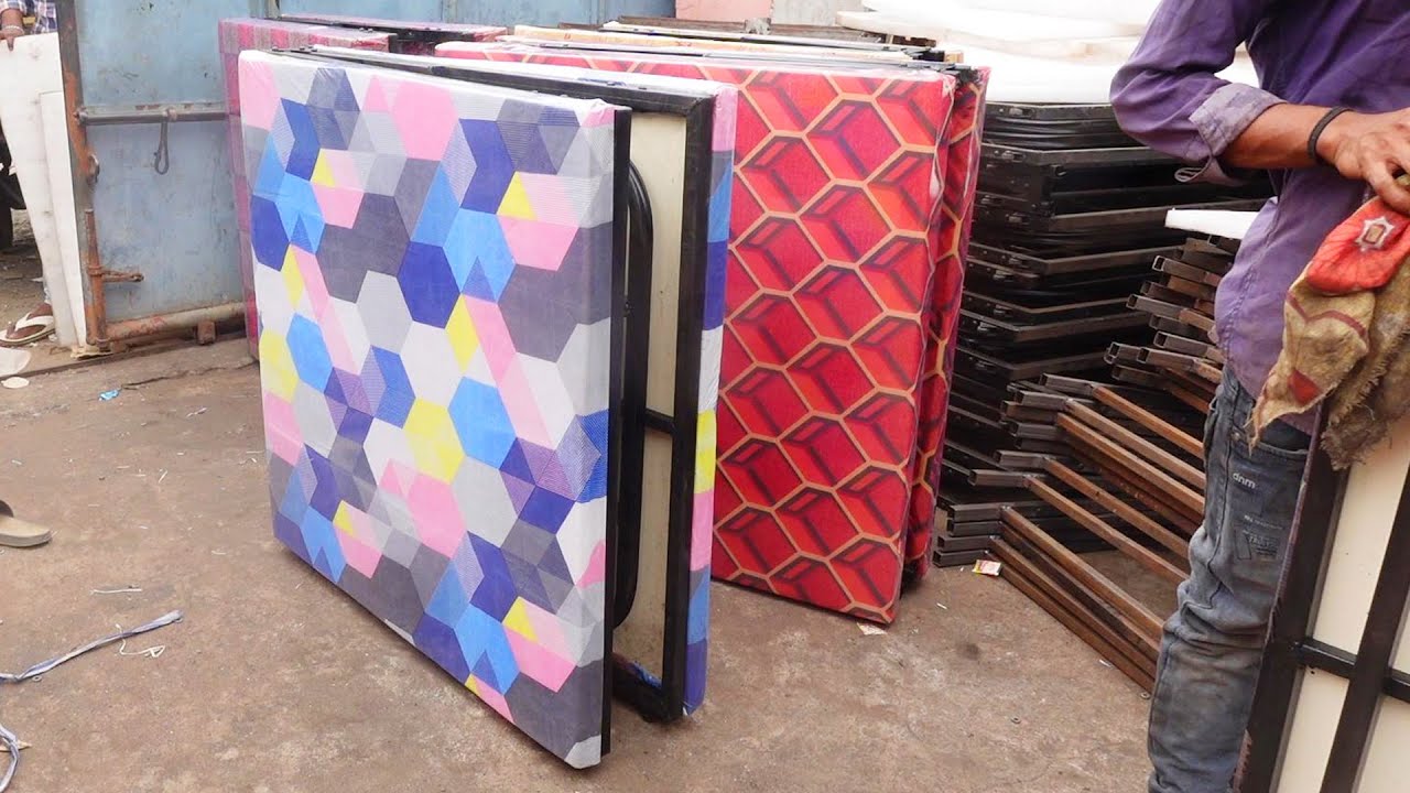 Iron Folding Bed Making | Folding Iron Bed Making | Folding Rollaway Bed | Buy Foldable Iron Bed