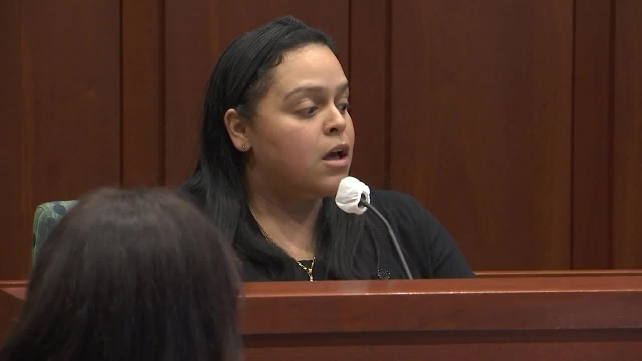 Sabrina Hernandez gives victim statement in sentencing of man convicted in deaths of mom, children