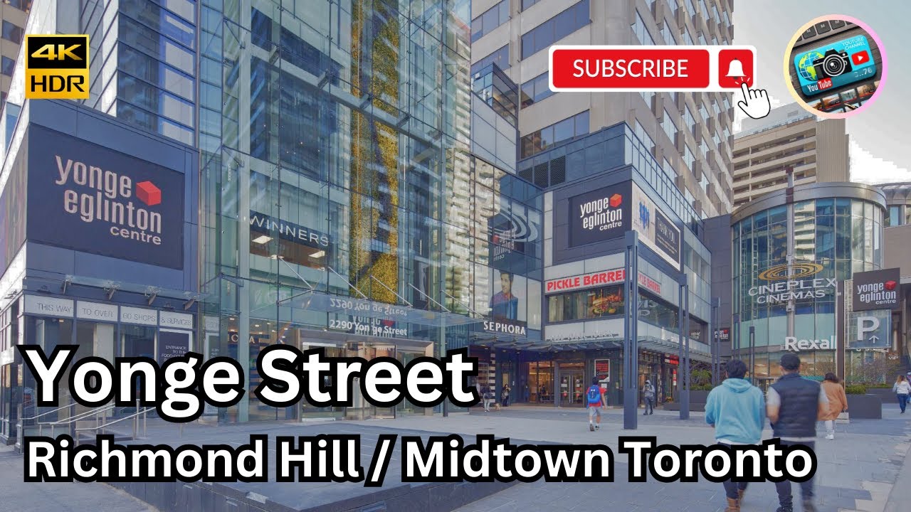 🇨🇦 Yonge Street Driving Tour🚘 | Richmond Hill - Midtown Toronto | 2024 June | 4K beautiful travel
