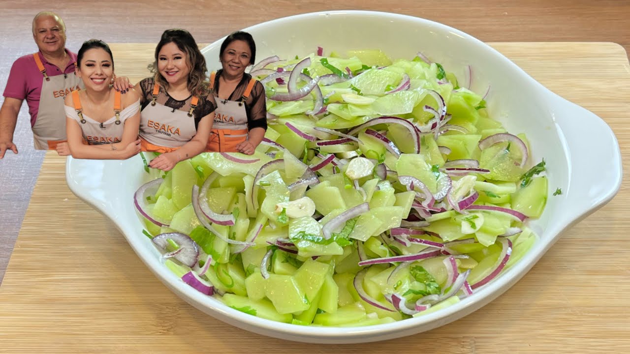 Como comer o chuchu cru , assim você nunca viu