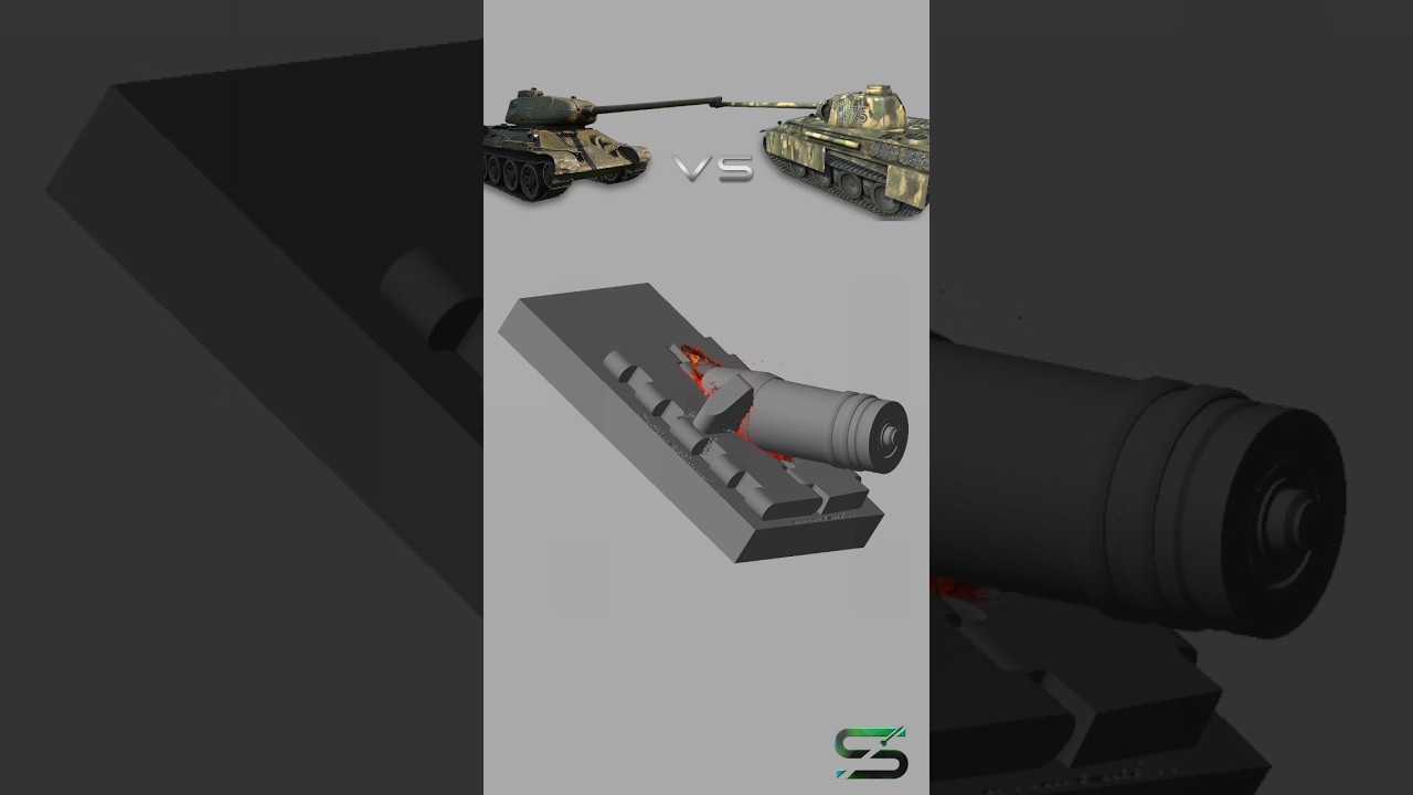 Panther VS T-34-85 | T-34 Movie Scene #shorts