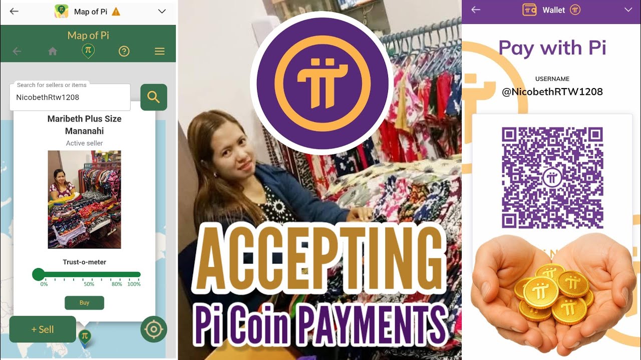Pi Commerce & Map of Pi Network Payments featuring Maribeth Plus Size Mananahi Facebook Page