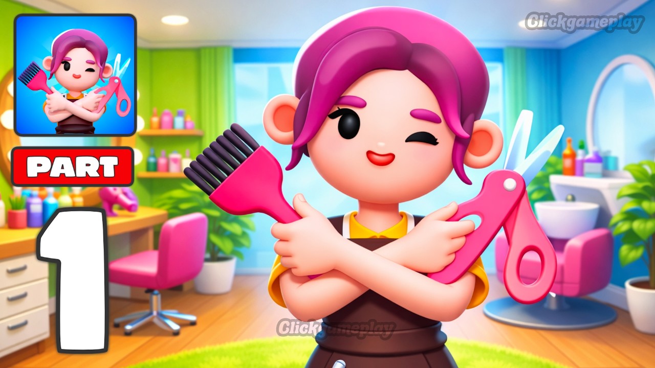 Beauty Salon - Gameplay Walkthrough Part 1 - The Build Ultimate Beauty Management (iOS, Android)