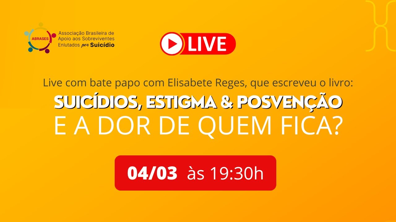 SUICÍDIOS, ESTIGMA & POSVENÇÃO: E A DOR DE QUEM FICA?