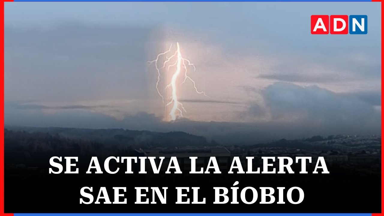 Tormenta eléctrica, granizos y fuertes lluvias afectan a la región del Bíobio