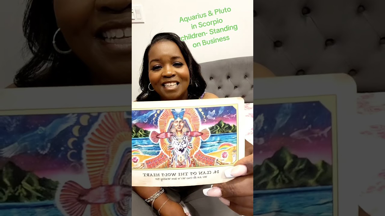 Aquarius& Pluto in Scorpio Children- Standing on Business