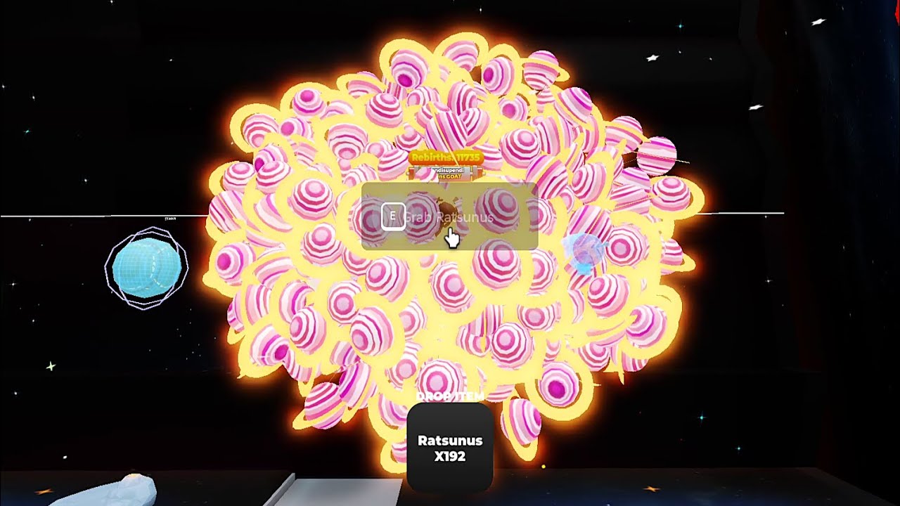 4 Pets for 150 Million Strength at Space area on Strongman Simulator Roblox