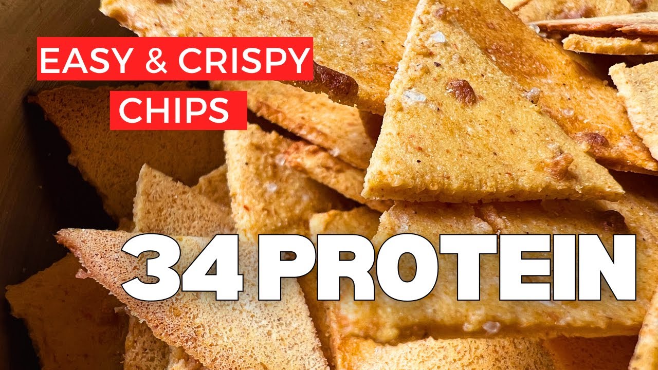FINALLY - PROTEIN CHIPS RECIPE with the BEST MACROS | GREAT DIET SNACK! Ready in 10 minutes!