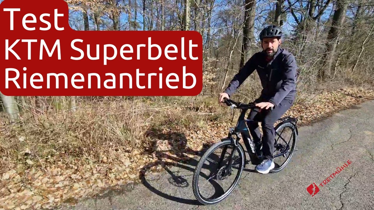 Testfahrt - City-E-Bike KTM Macina Superbelt SX / Tretmühle Stuttgart