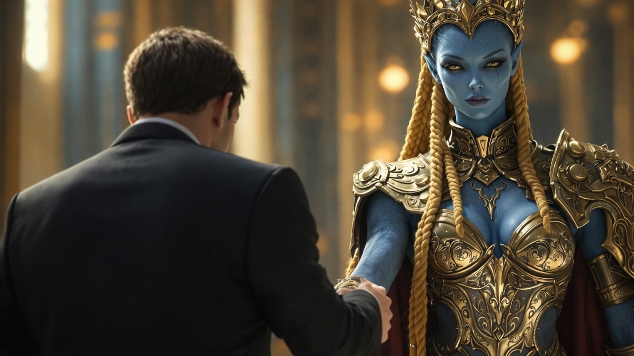 The Alien Princess Asked Me One Question — I Answered, and Everything Changed