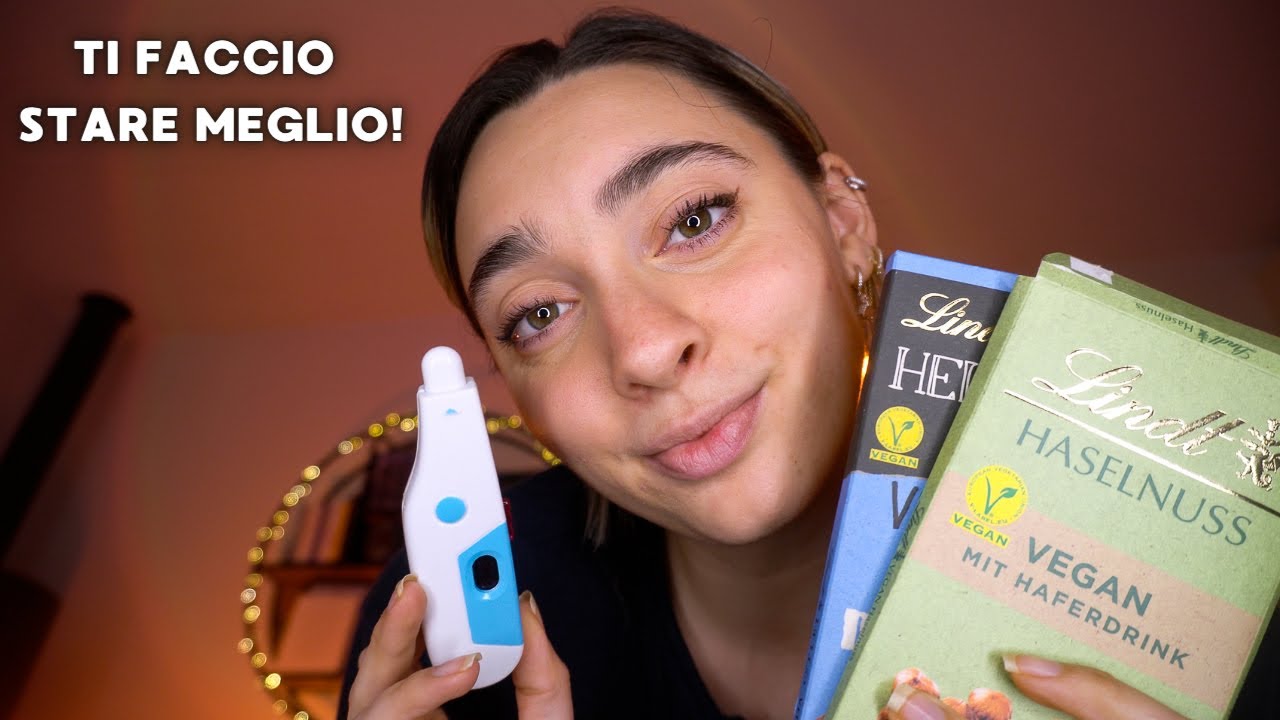 MI PRENDO CURA DI TE MENTRE HAI LA FEBBRE ❤️ ASMR