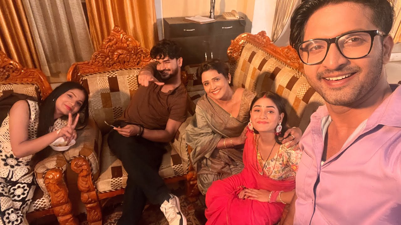  Valentine’s Day vlog at “Tu Raja mu Rani” shooting set ll Advance Happy Shiv Ratri to all🙏