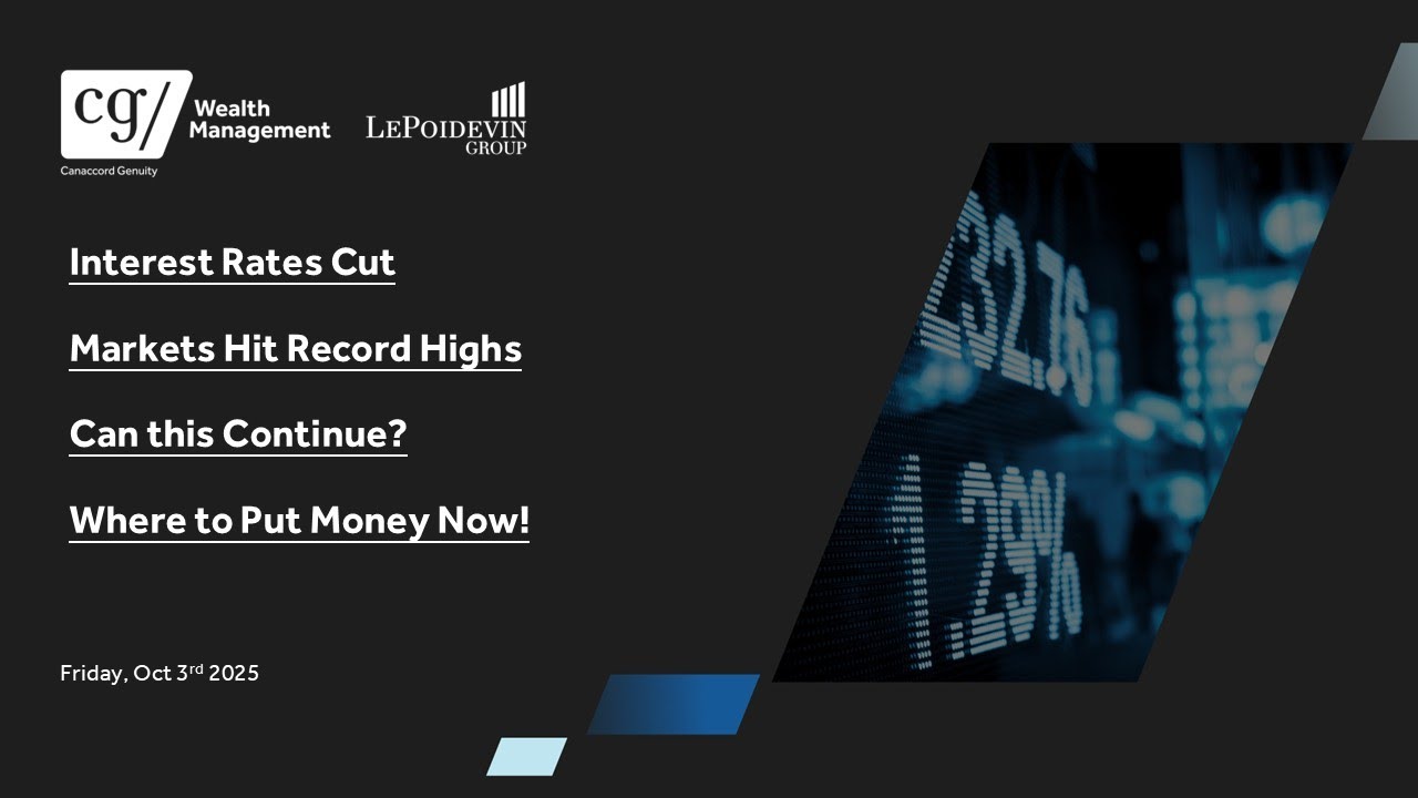 Interest Rates Cut. Markets Hit Record Highs. Can this Continue? Where to Put Money Now.