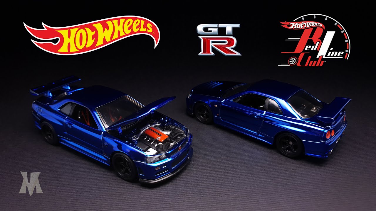 Hot Wheels Nissan GTR R34 RLC - Wheels swap / Хот Вилс Ниссан ГТР - Свап колес