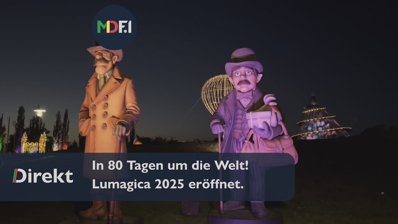 Weltreise im Elbauenpark - Lumagica 2025