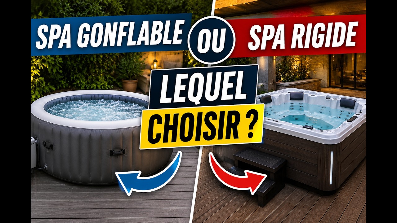Quelle est la différence entre un spa gonflable et un spa rigide ? Tout ce que vous devez savoir !