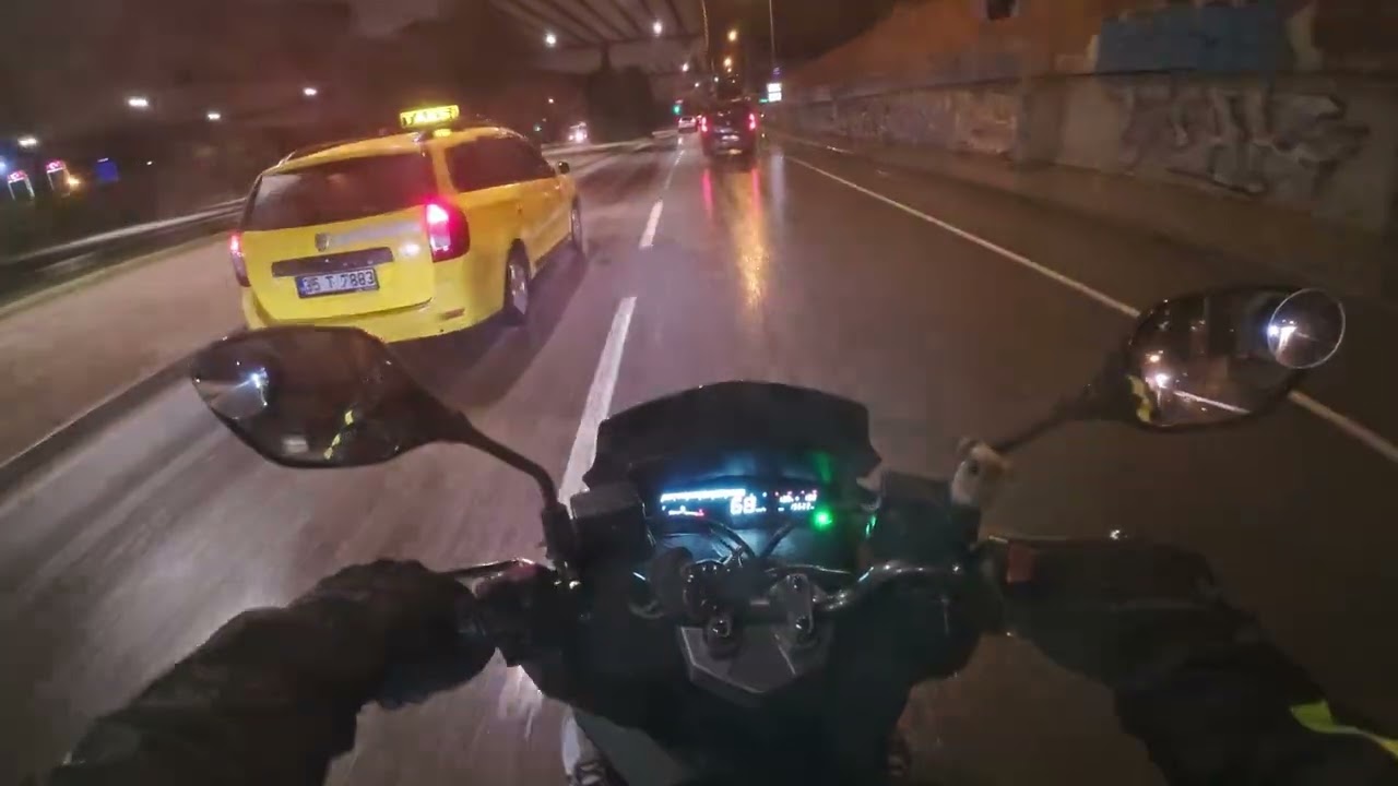 Riding Through the Rain | Motorcycle POV