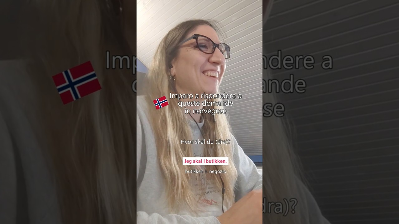 🇳🇴 Norvegese | Imparo a rispondere alle domande con SKAL! | Step by Step Lingue 