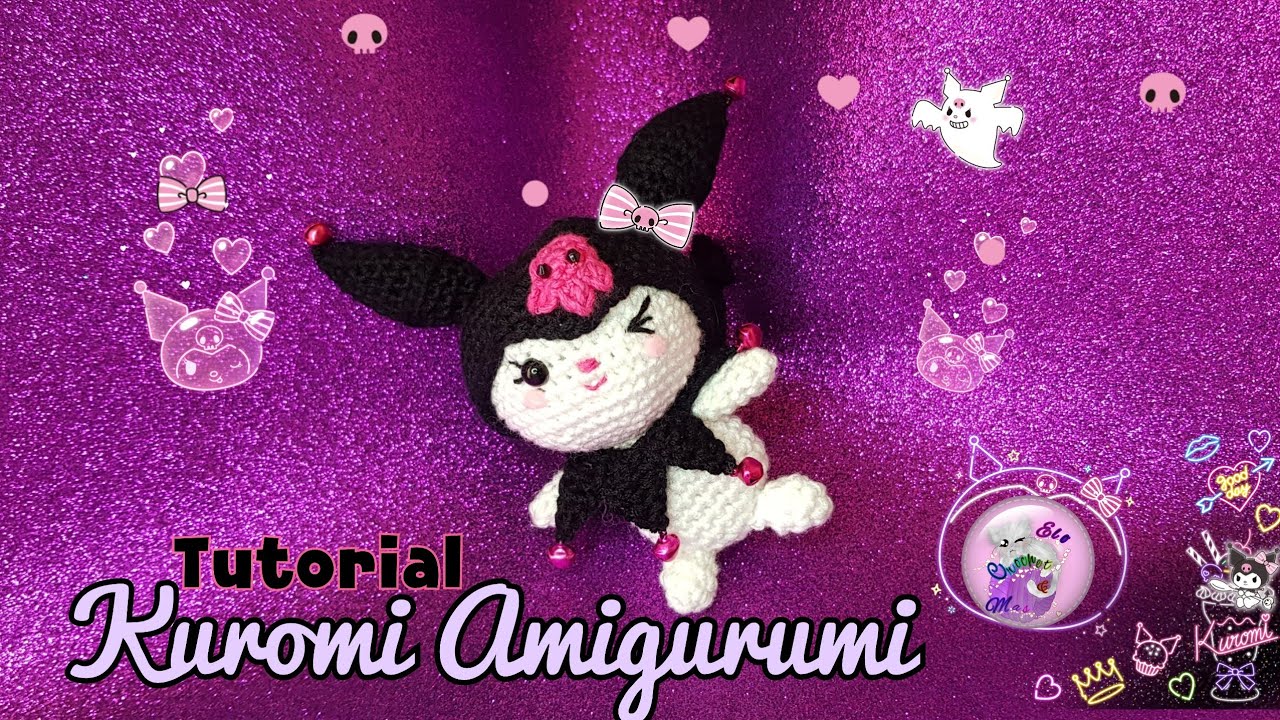 🌺 Kuromi Amigurumi 👻 Tutorial paso a paso