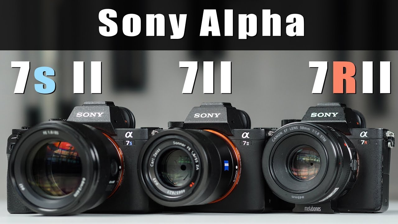 Sony Alpha 7 II - 7r II - 7s II - Unterschiede & Gemeinsamkeiten - Welche ist die Richtige für Dich