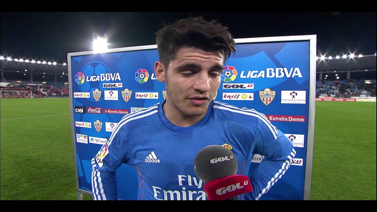 UNBELIEVABLE!!     Entrevista a Morata tras el UD Almería (0-5) Real Madrid - HD Amazing!!! - HD