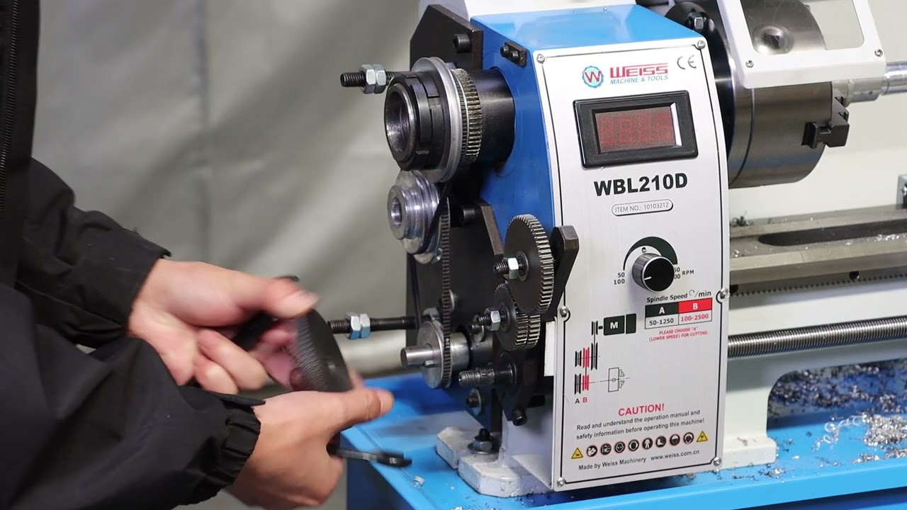 WEISS WBL210D Thread cutting operation