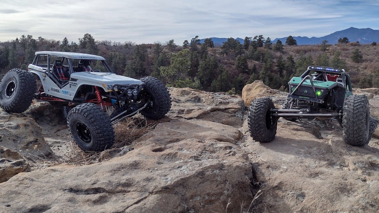 Axial Wraith Spawn & Capra Crawling to the Top!!! Palmer Park 💯
