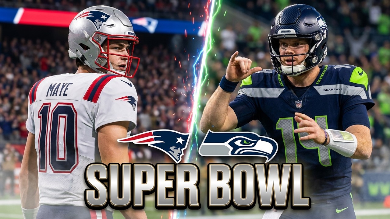 EA Madden 26 Super Bowl New England Patriots 17-4 🆚 Seattle Seahawks 17-3 championship game!