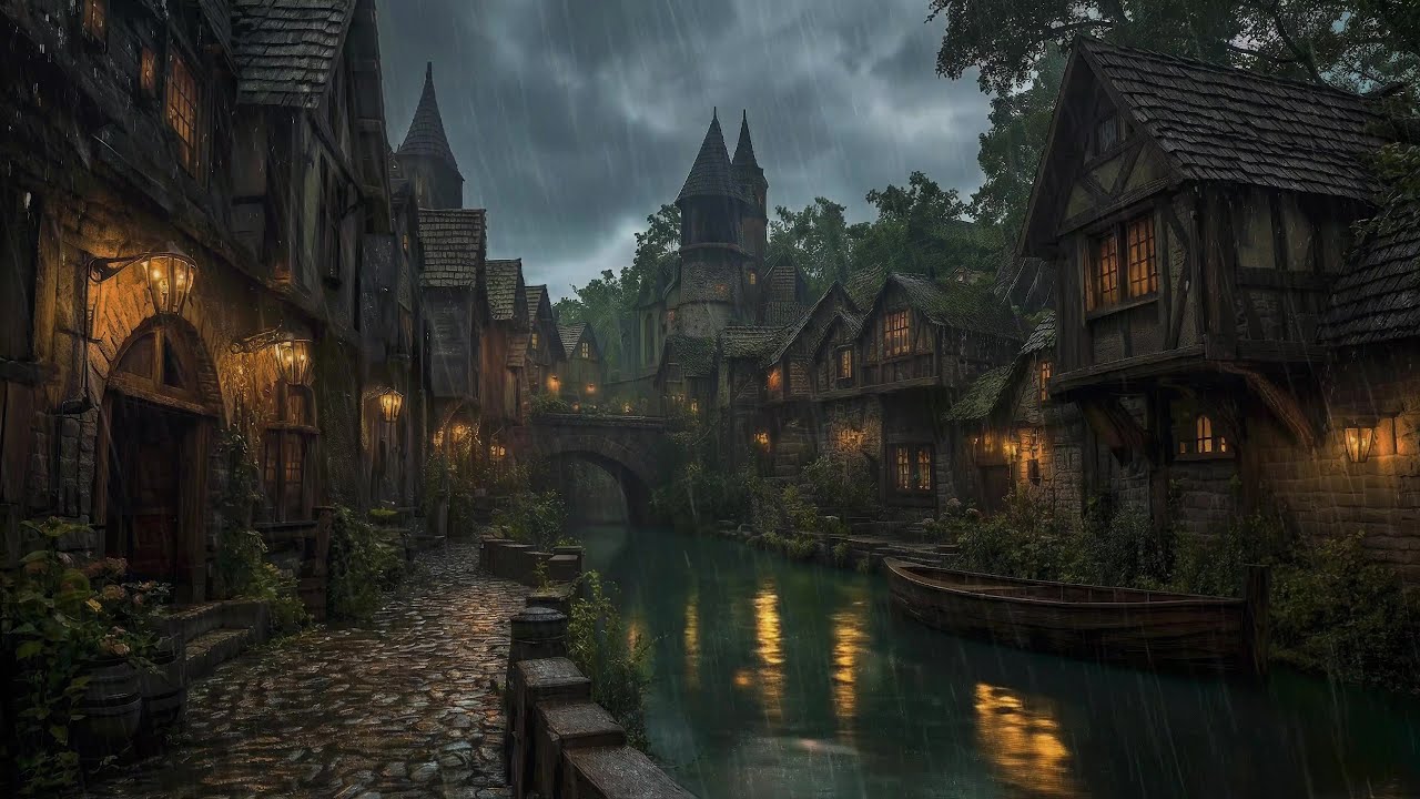 10 Hours Rain Sounds and Thunder for Relaxation - Sleep, Meditation, Study, Insomnia