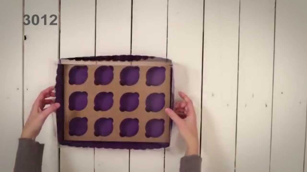 Cajas para 12 Cupcakes - Vídeo de montaje ref. 3012 SelfPackaging