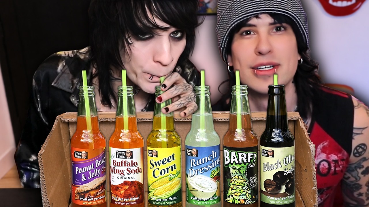 Guessing DISGUSTING Soda Flavors! w/Johnnie