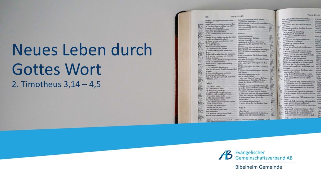 Predigt Bibelheim Gemeinde 11.01.2026