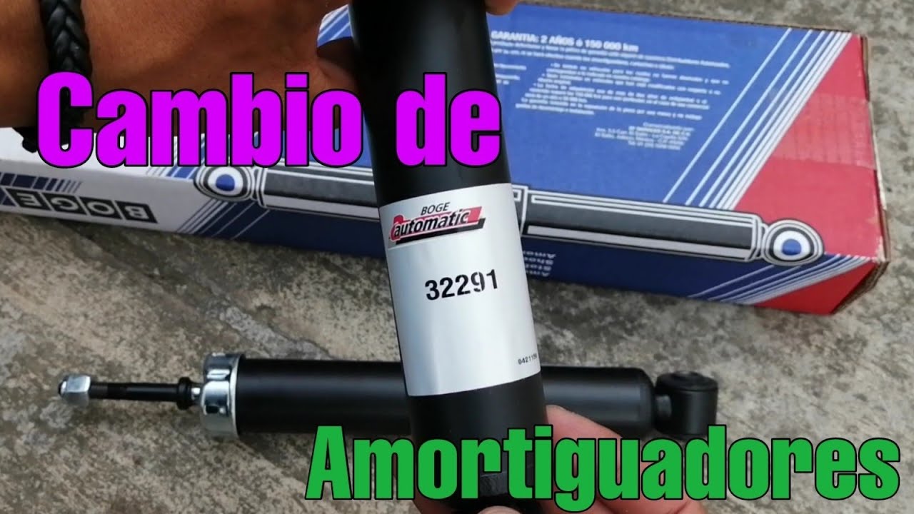 CHEVY / CORSA Como cambiar amortiguadores traseros. Gomas de rebote