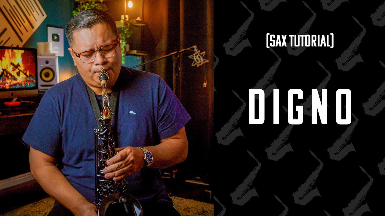 Digno | NOTA POR NOTA | SAX ALTO [Tutorial]