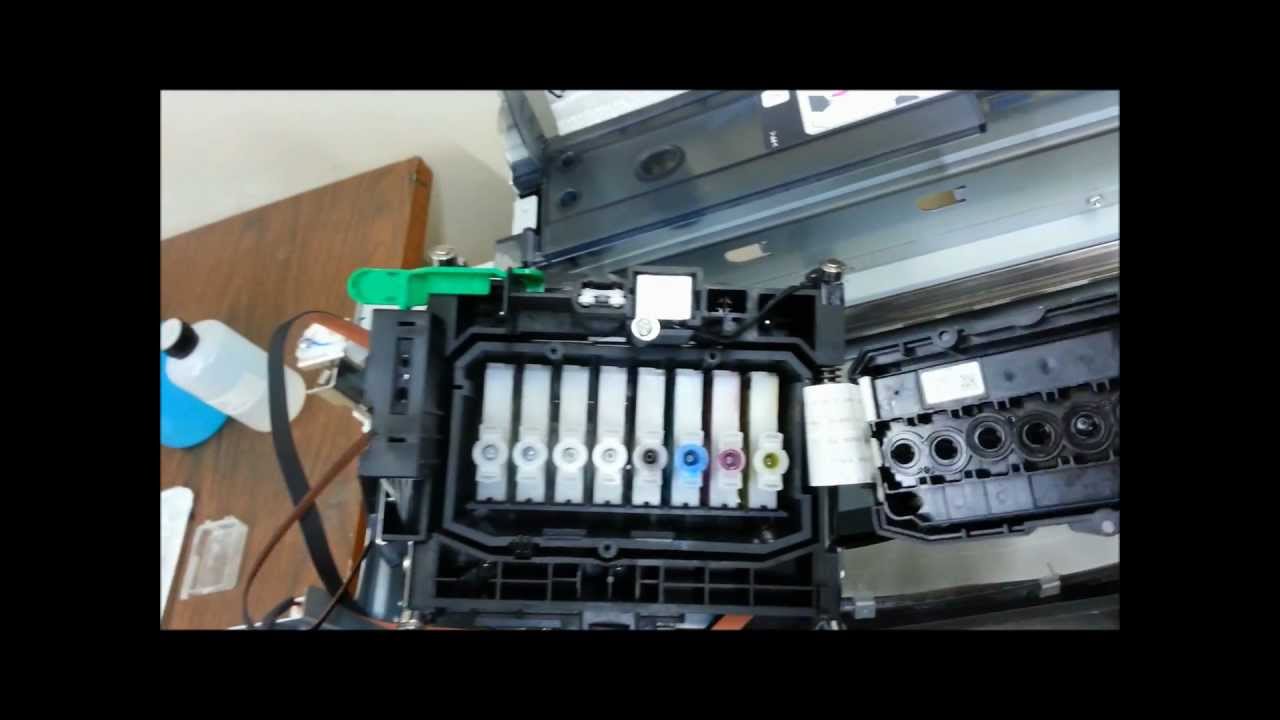 Printhead Removal and Flush