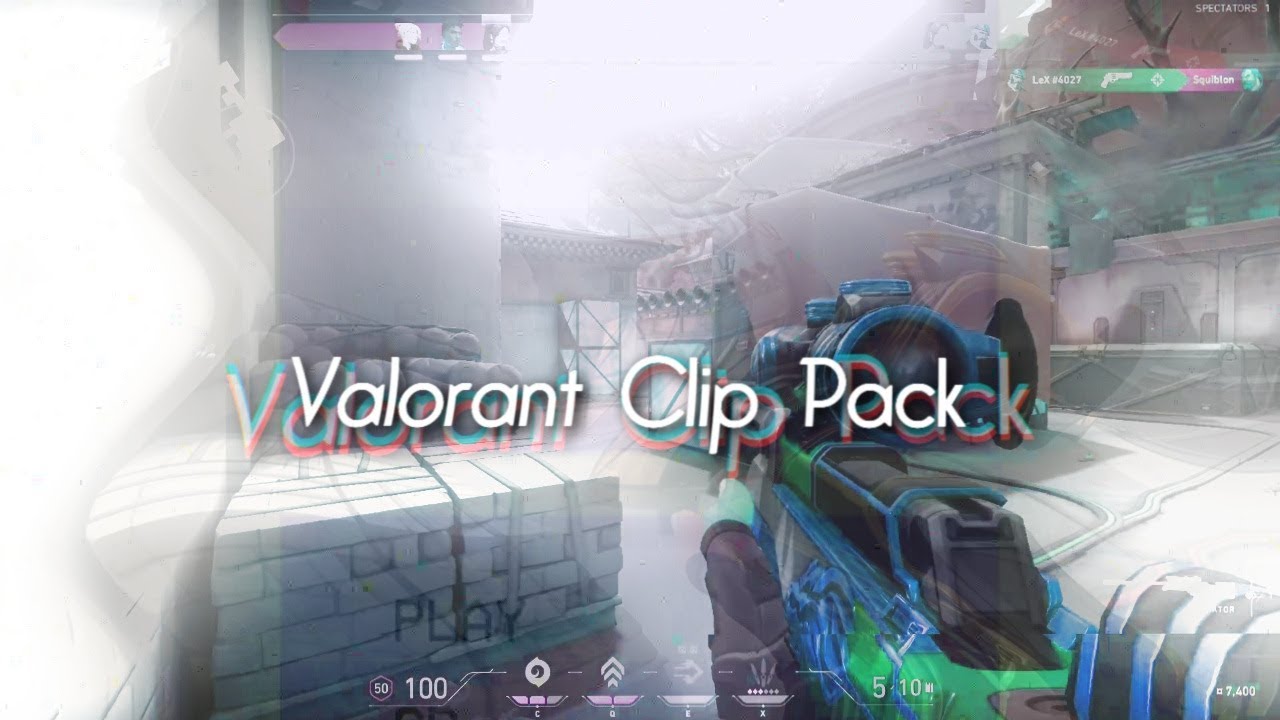Valorant Clip Pack! - Sniping & Reg Gun Clips To Edit In Desc.