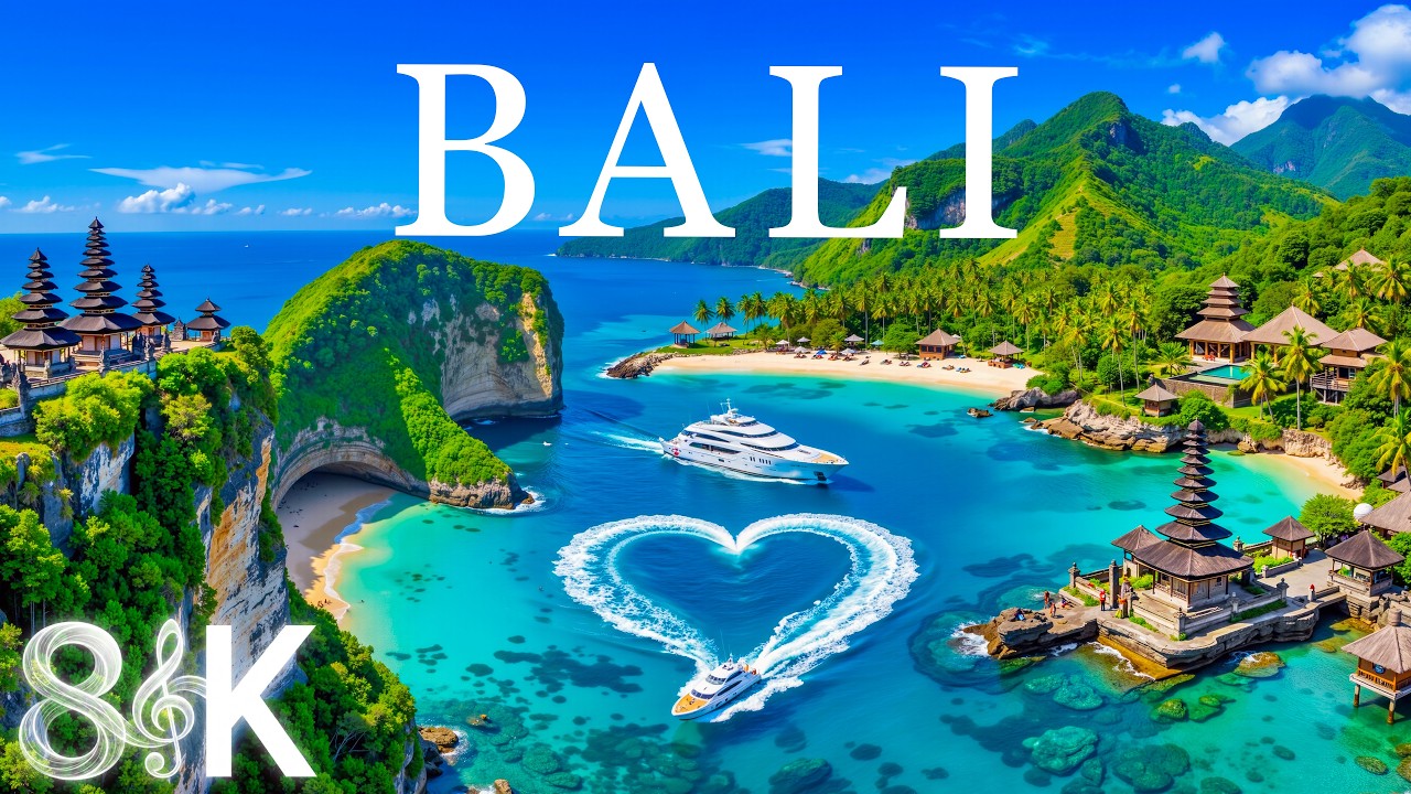 Bali 8K | Seminyak to Nusa Penida | Deep House for Your Relaxing Day