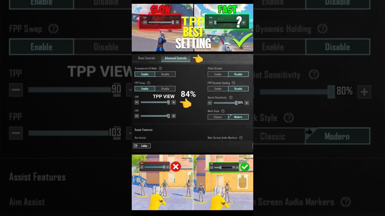 ✅ BEST TPP VIEW IN BGMI | BEST TPP AIM SENSITIVITY BGMI | BEST TPP VIEW  #bgmi #shorts #pubg  #viral