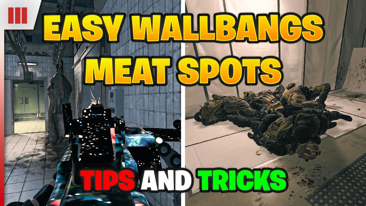 ALL POSSIBLE MEAT WALLBANG SPOTS ( Penetration Kills ) in MW3! Challanges - Tips and Tricks
