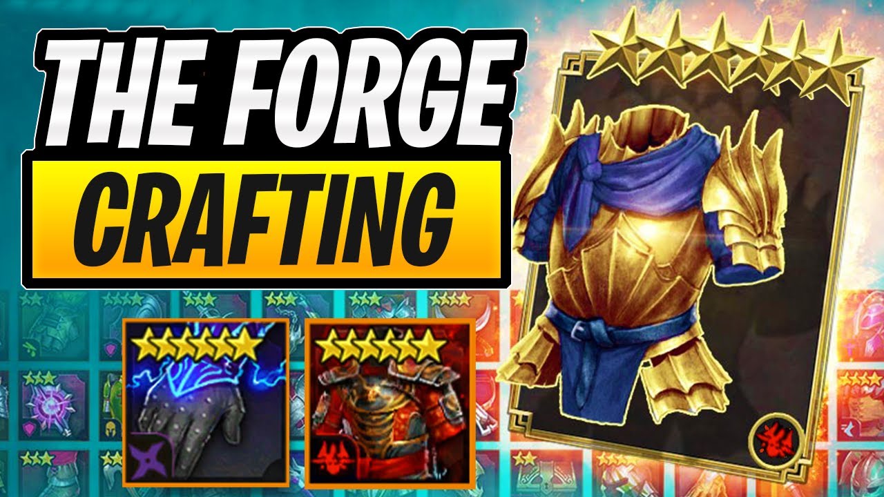 FORGE Crafting ALL my ENDGAME materials! Swift Parry AND Perception! | RAID SHADOW LEGENDS