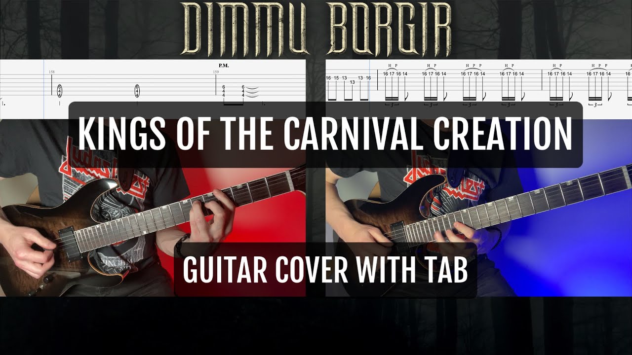 Dimmu Borgir - Kings of the Carnival Creation | Guitar Cover & Tabs by RoryRiffs - BOTH GUITARS