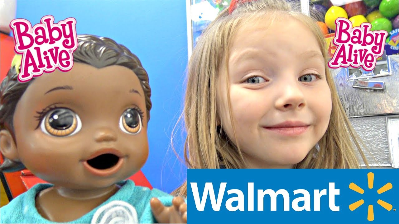 BABY ALIVE makes a VLOG! TRIP to WALMART! The Lilly and Mommy Show. The TOYTASTIC Sisters. SKIT