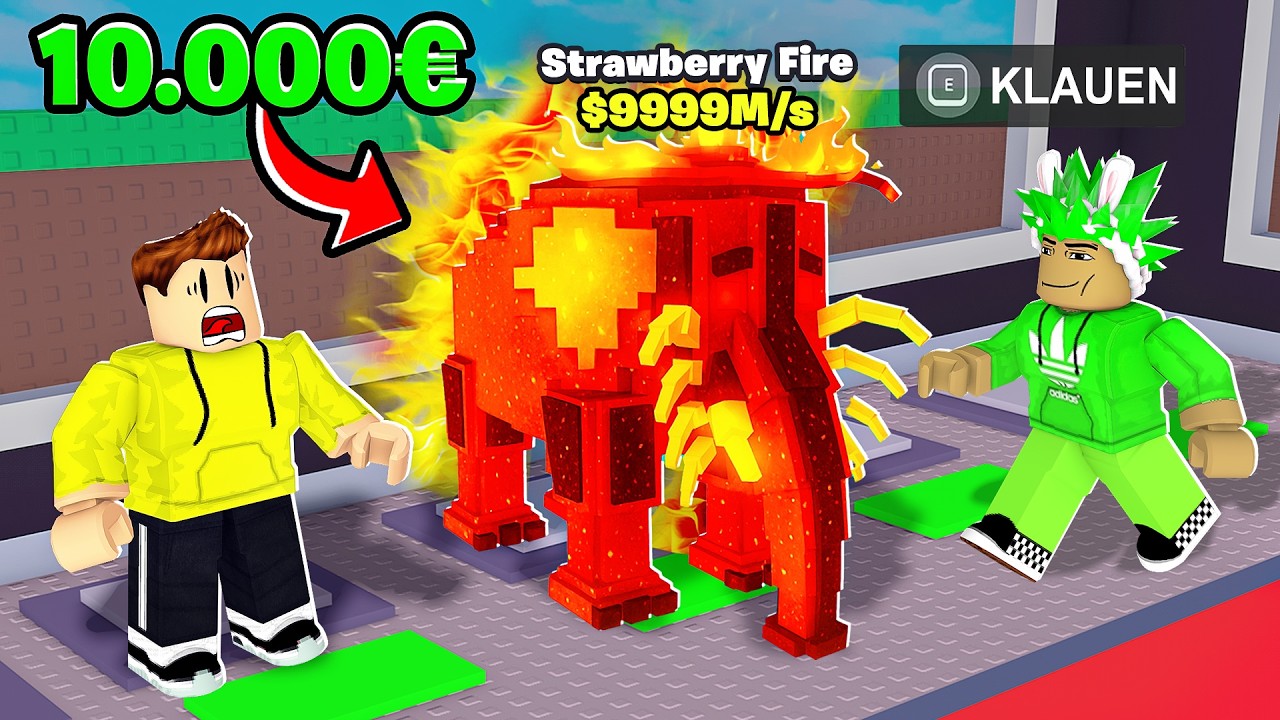 Ich VERSCHENKE einen STRAWBERRY ELEPHANT in Steal a Brainrot !!