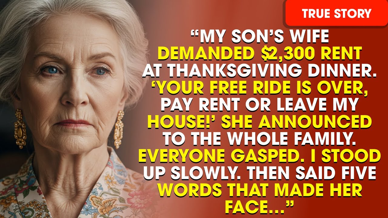 At Thanksgiving Dinner, My Son's Wife Demanded $2,300 Rent - Then I Found The Forged Documents In My