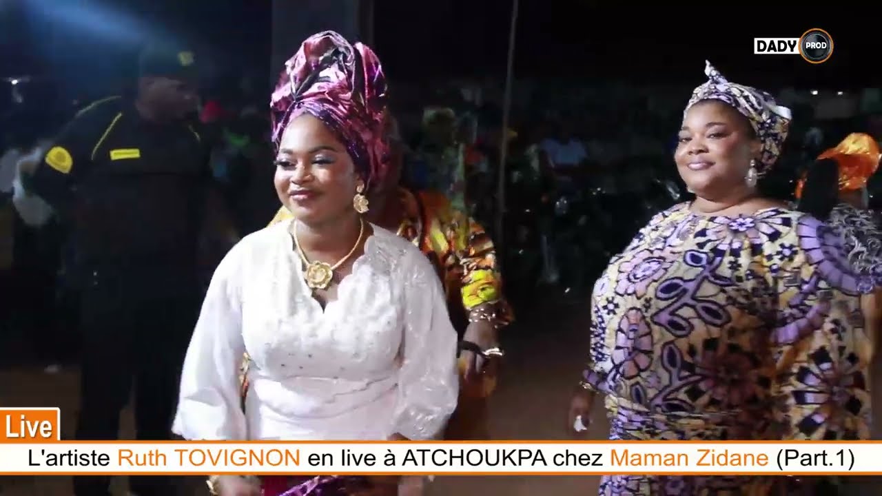 Ruth TOVIGNON en live à ATCHOUKPA chez Mamam Zidane 1