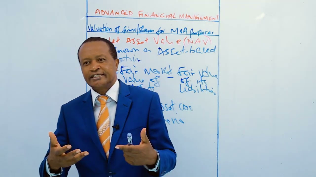 L8A-VALUATION OF FIRMS/ SHARES -NET ASSET BASIS