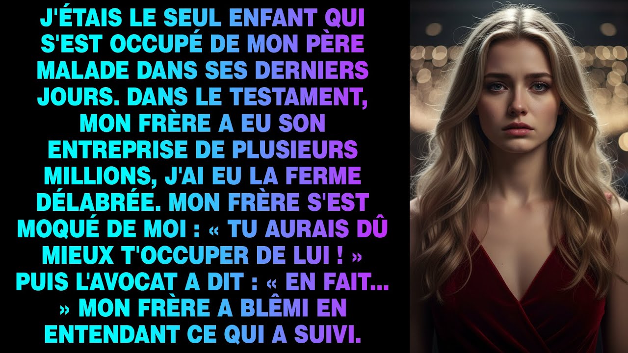 Mon frère s'est moqué : j'ai eu la vieille maison, lui l'entreprise — jusqu'à ce que l'avocat...