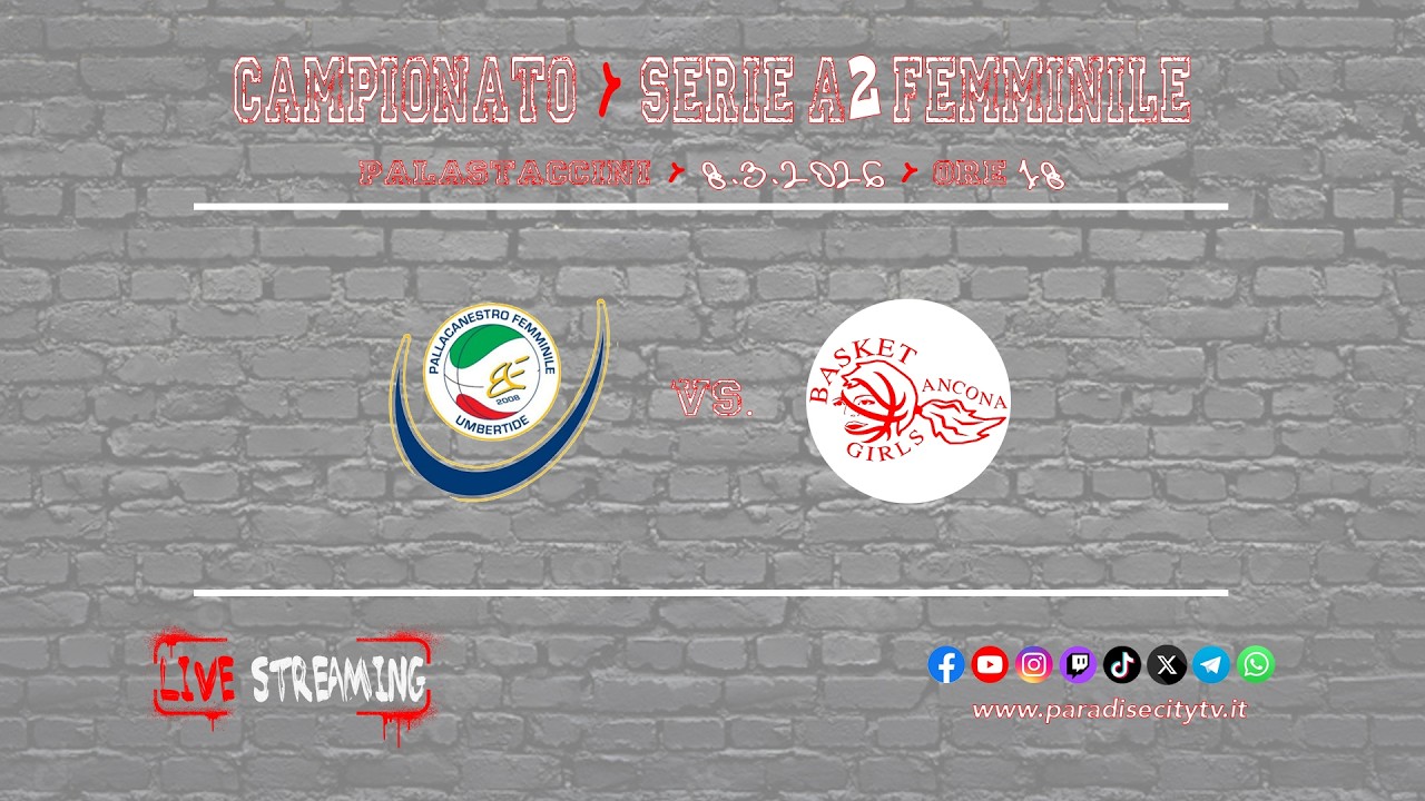 🏀📹 HIGHLIGHTS SERIE A2 BASKET FEMMINILE GIRONE B 2025-26 - P.F. UMBERTIDE VS. BASKET GIRLS ANCONA 📹🏀