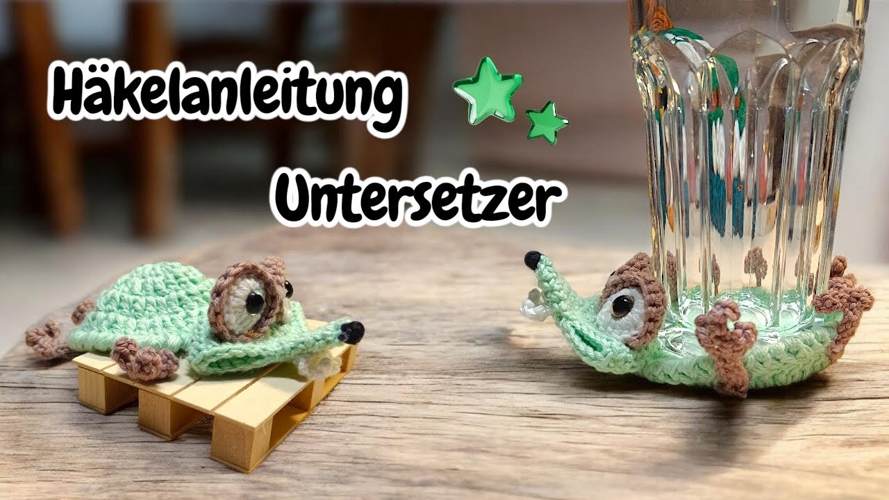 Einfache Häkelanleitung für einen Coolen klappbaren Untersetzer 🙀🙀🙀🙀🙀🙀