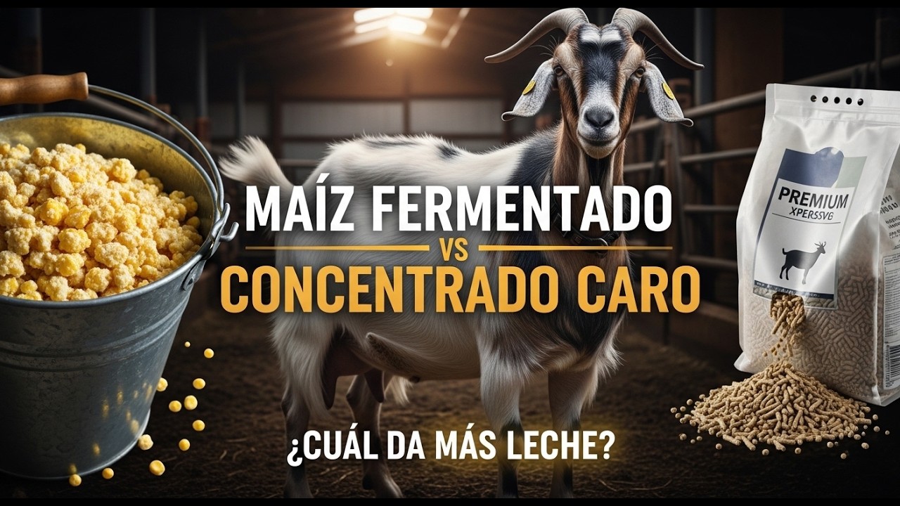 Ma&iacute;z Fermentado vs Concentrado Caro en Cabras Lecheras 🐐🥛 &iquest;Cu&aacute;l Produce M&Aacute;S LECHE?